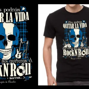 Camiseta Brave RockNRoll para hombre