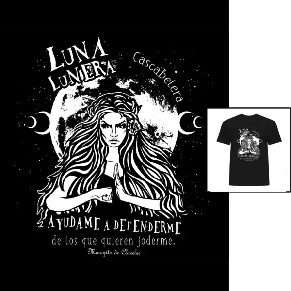 Camiseta Luna Lunera para hombre de Manojito de Claveles