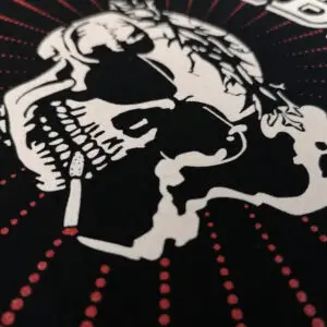 Alabaré el Rock & Roll · Fotografía del diseño de Manojito de Claveles