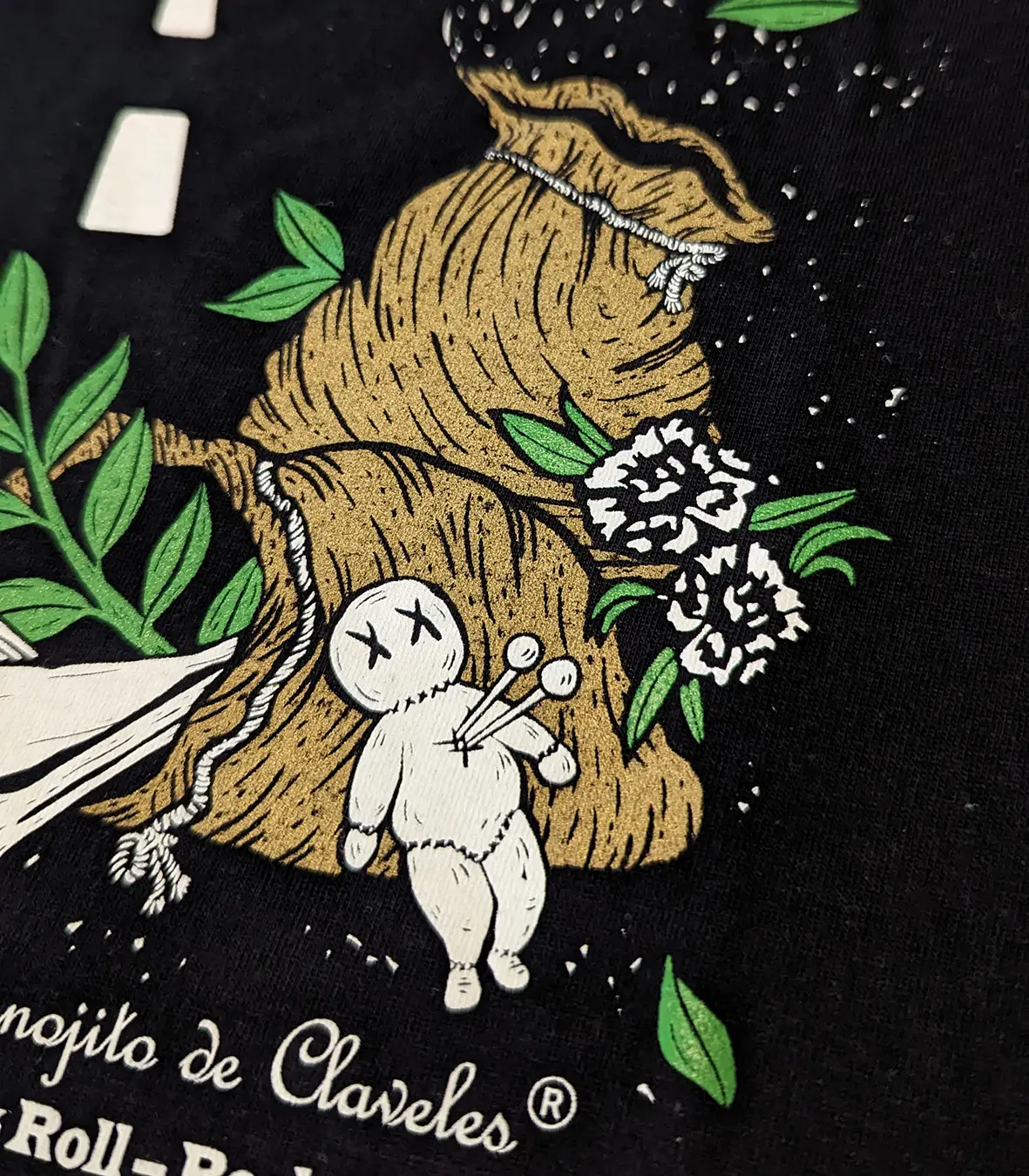 Camiseta Encrucijada · Detalle de las canciones de blues Camiseta Encrucijada · Detalle de las canciones de blues