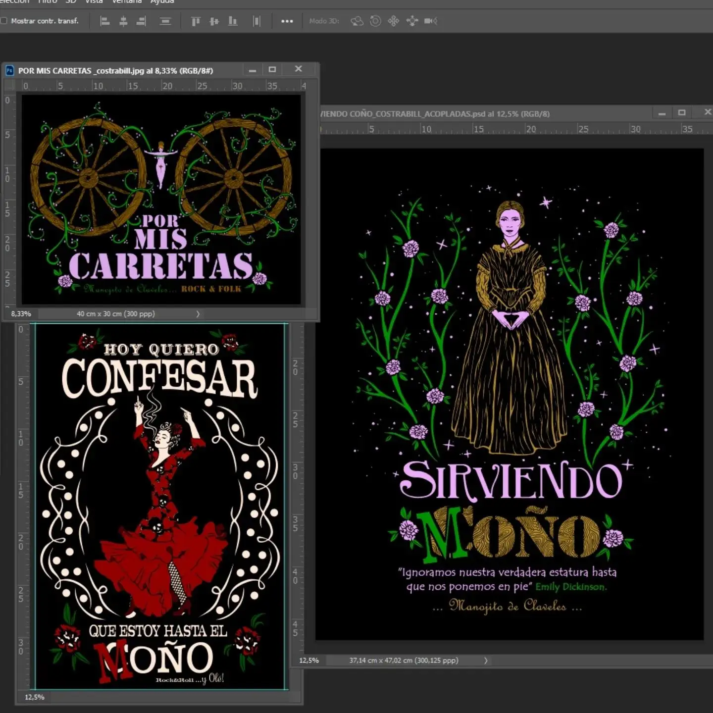Camiseta Sirviendo Coño · Diseño ilustrado Camiseta Sirviendo Coño · Diseño ilustrado