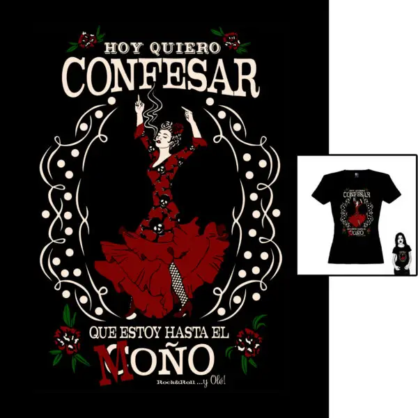 Camiseta La Flamenca para mujer