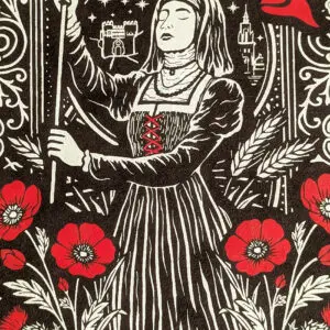 Camiseta MARÍA PACHECO - Leona de Castilla unisex de Manojito de Claveles y Niquis del Páramo