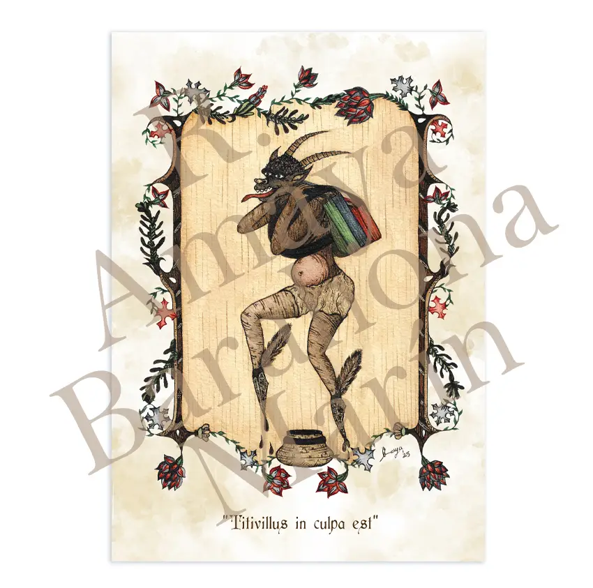 Titivillus demonio de las erratas de Amaya Barahona