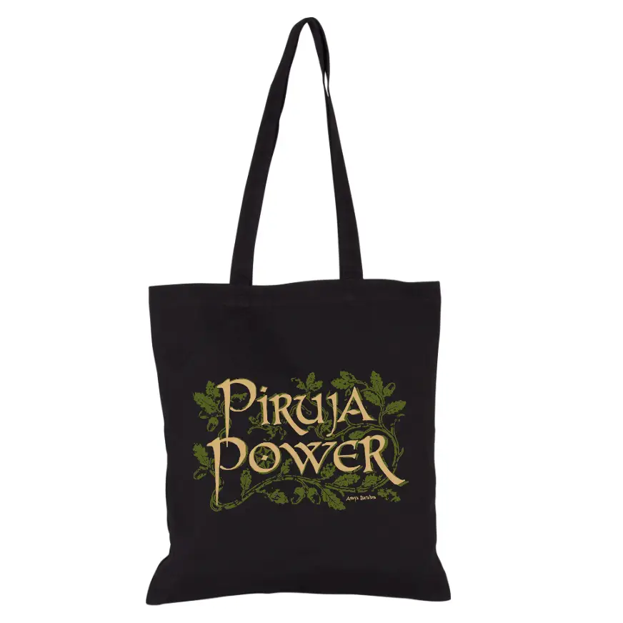 Bolsa básica Piruja Power · Estampado verde Bolsa básica Piruja Power · Estampado verde