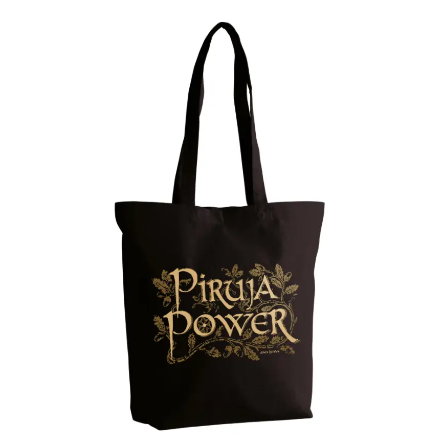 Bolsa Piruja Power con fuelle · Estampado ocre Bolsa Piruja Power con fuelle · Estampado ocre