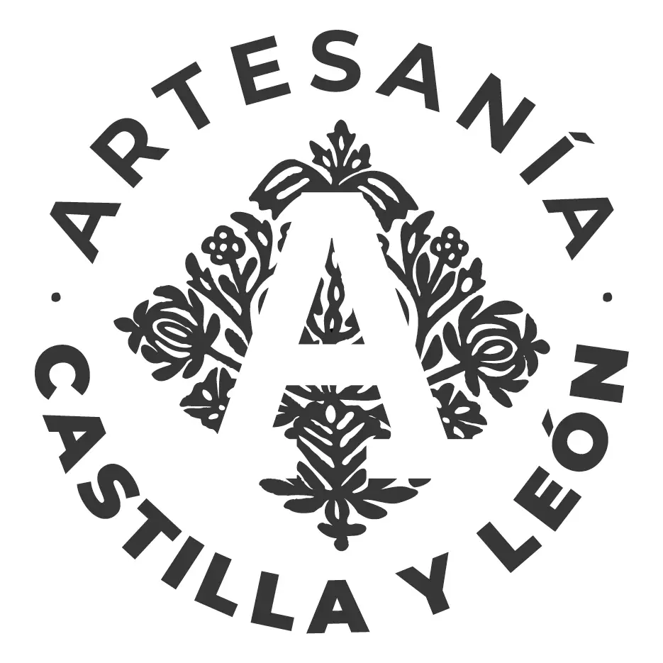 Artesanía de Castilla y León · Logotipo monocromo negativo